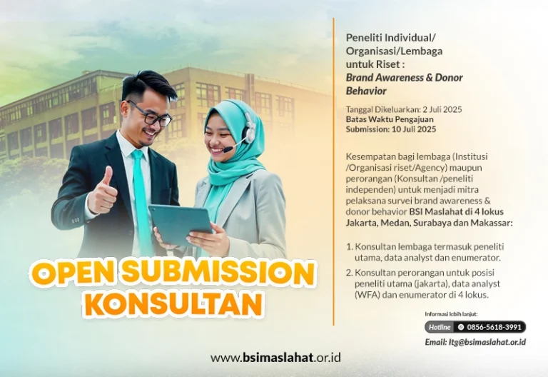 BSI Maslahat Buka Kesempatan untuk Konsultan dan Peneliti dalam Kajian Brand AwarenessÂ 