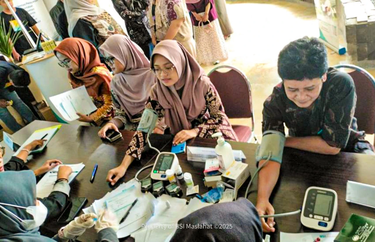 BSI Maslahat Hadirkan Layanan Cek Kesehatan Gratis di Bappenas dan Mahkamah Agung RI