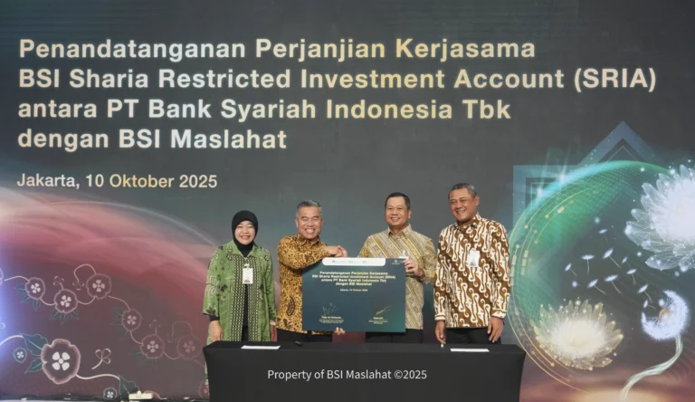 BSI Maslahat Bersama bsi optimalkan Wakaf Produktif Melalui Sharia Restricted Investment Account (SRIA)Â Â 