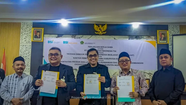 BSI MaslahatÂ Bersama BSIÂ melakukan Kerja Sama wakaf dengan Kementerian Agama IndramayuÂ 