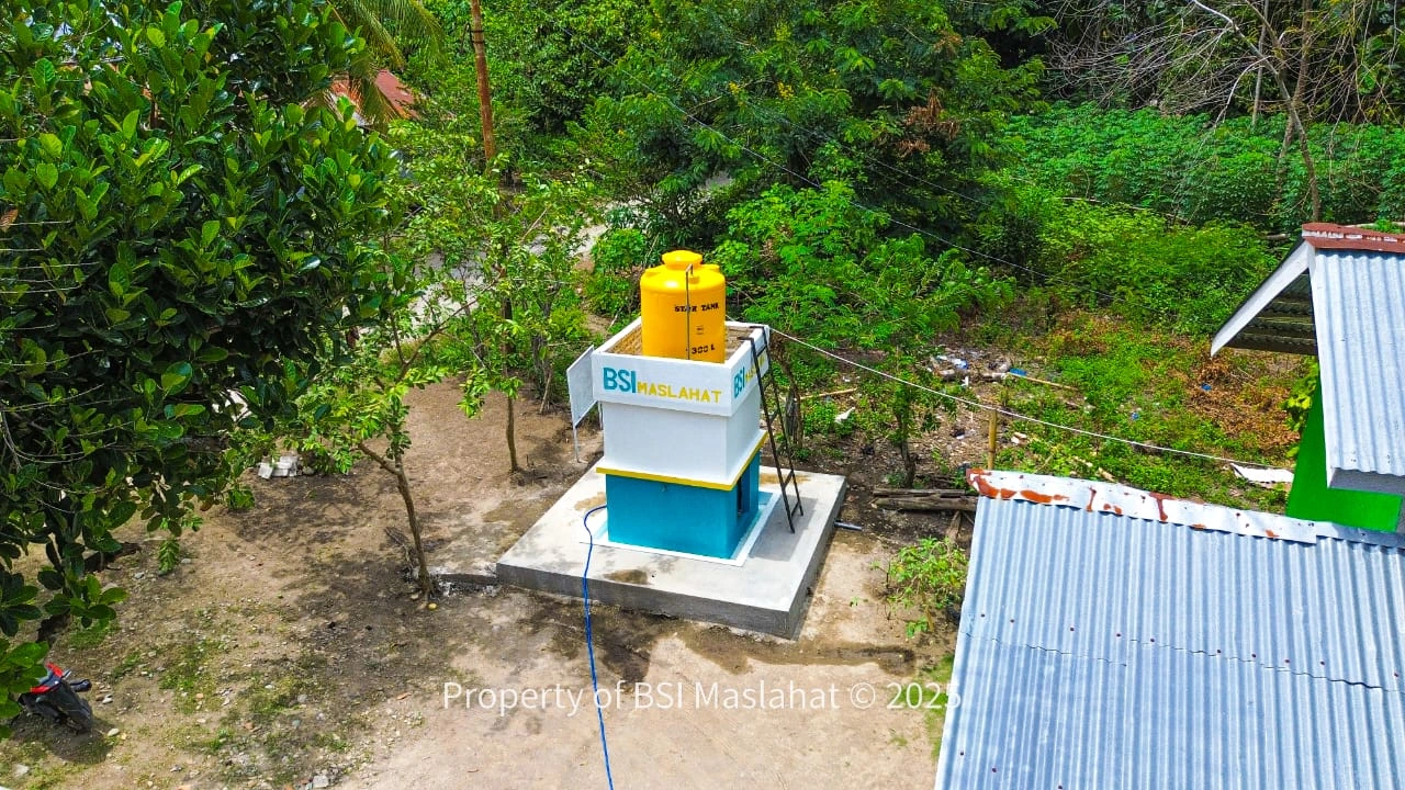 BSI Maslahat Perkuat Kehidupan Berkelanjutan yang Layak melalui Air Bersih