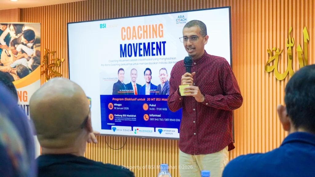 BSI Maslahat Gelar Coaching Movement untuk Tingkatkan Kepemimpinan dan Potensi Diri