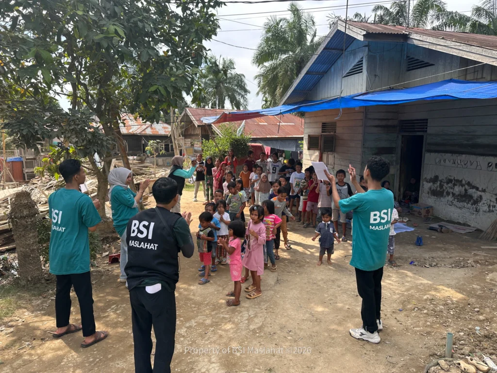 BSI Maslahat Hadirkan Program Volunteering Maslahat Dorong Peran Mahasiswa Berdampak bagi Penyintas Bencana di Aceh